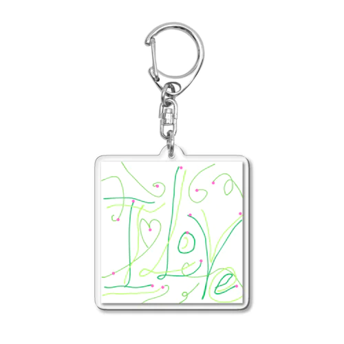 LOVE🍀 Acrylic Key Chain