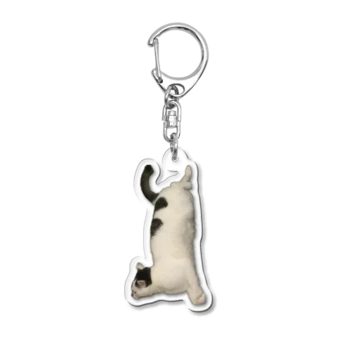 のび猫 Acrylic Key Chain