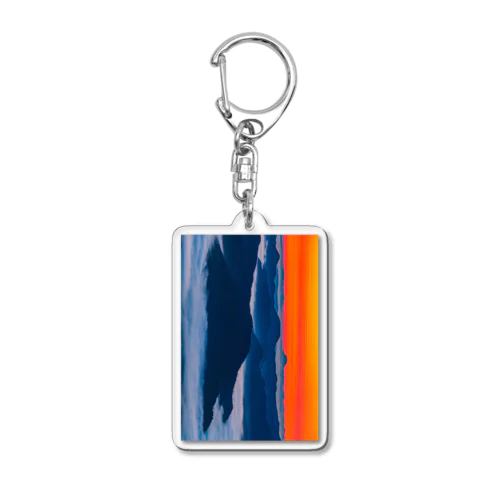 銀仙台の朝 Acrylic Key Chain