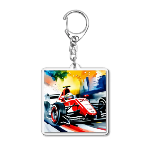 F1 Acrylic Key Chain