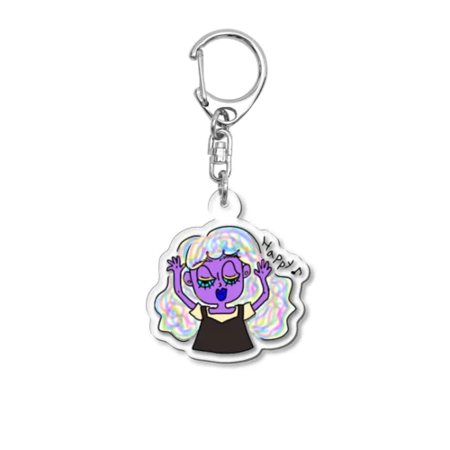 カラフルガール Acrylic Key Chain