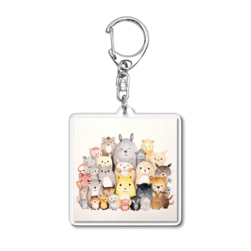 わんだー☆あにまる Acrylic Key Chain