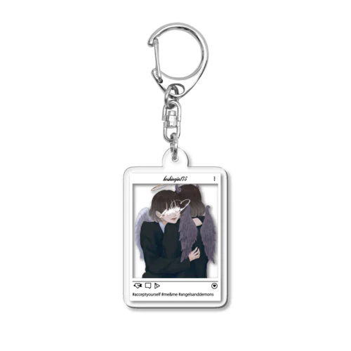 self-acceptance Acrylic Key Chain