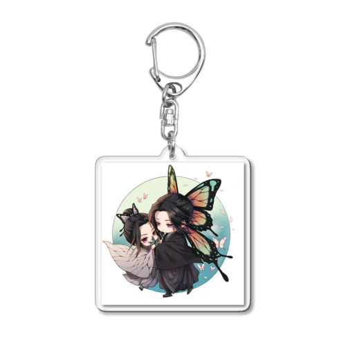 中華武侠ファンタジー。蝶の夢 Acrylic Key Chain