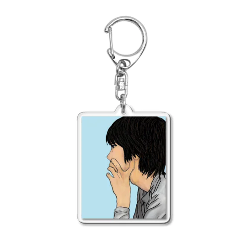 彼の視線 Acrylic Key Chain