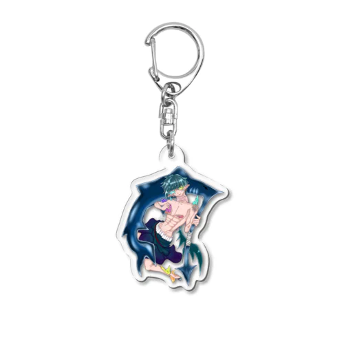 深海の悪魔くん Acrylic Key Chain