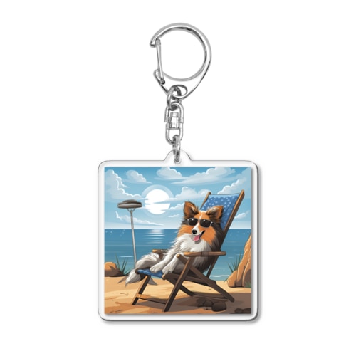 シェルティ３４ Acrylic Key Chain