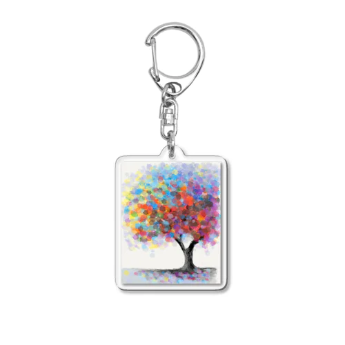 We are the world Acrylic Key Chain