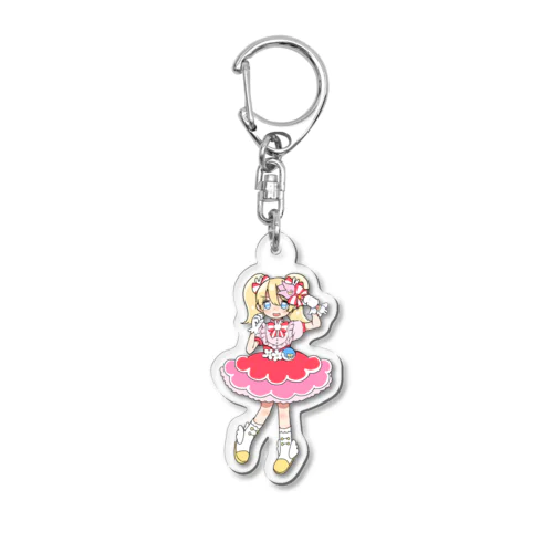 クリームポップコーンちなつ Acrylic Key Chain