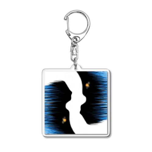 Moon & Boys Acrylic Key Chain