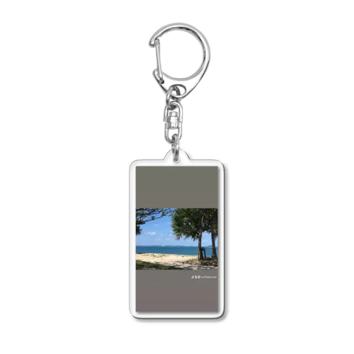 沖縄の海の風景！ Acrylic Key Chain