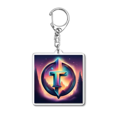 幻想的「T」 Acrylic Key Chain