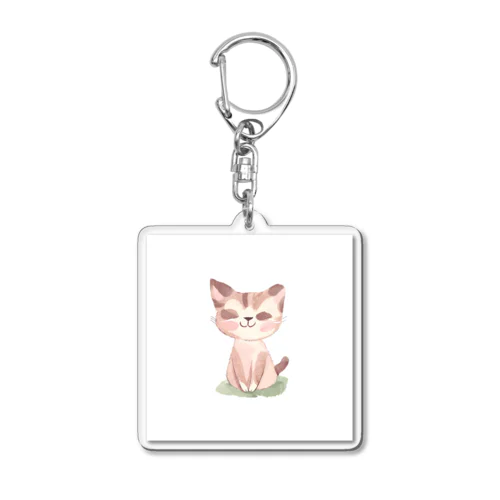 かわいい猫ちゃんグッズ アクリルキーホルダー