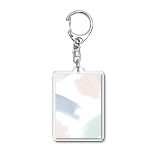 人気♡くすみカラーが可愛い水彩デザイン♡ Acrylic Key Chain