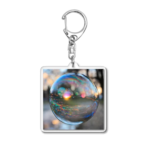 シャボン玉それがいい！ Acrylic Key Chain