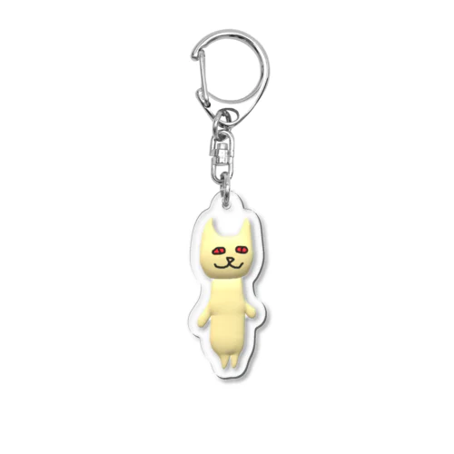 3Dヤバ猫 Acrylic Key Chain