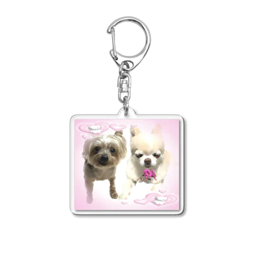 もこたんじょにたん③らぶりぃ Acrylic Key Chain