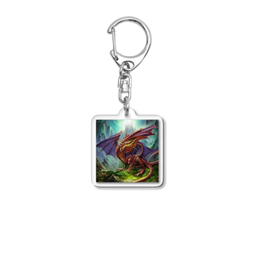 幻想的な龍 Acrylic Key Chain