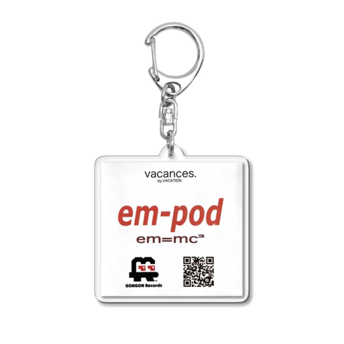 em-pod official グッズ アクリルキーホルダー