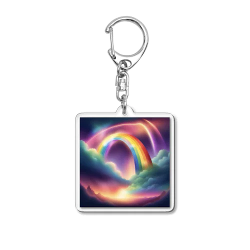 幸運の虹 Acrylic Key Chain