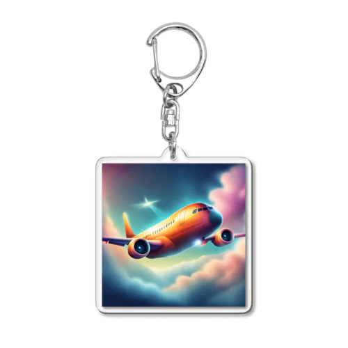 幻想飛行機 Acrylic Key Chain