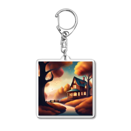 秋の風景 Acrylic Key Chain