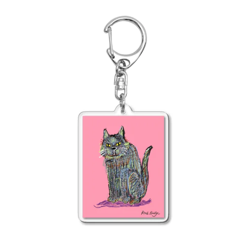 全部分かってる猫 Acrylic Key Chain