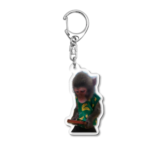 Qたろうジュニア携帯 Acrylic Key Chain