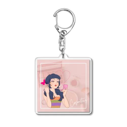 コスメ女子2 Acrylic Key Chain