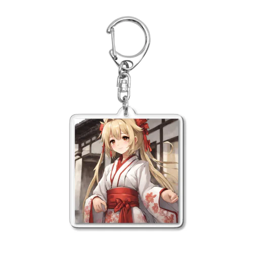 巫女様 Acrylic Key Chain