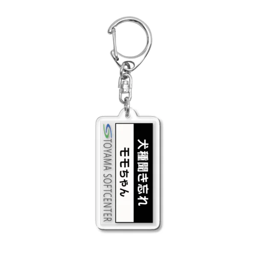 モモちゃんのための Acrylic Key Chain