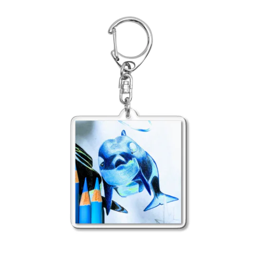 Tシャチ Acrylic Key Chain