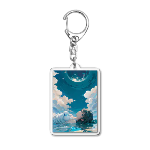 Sky Journey　〜世界最古で最大の恒久的なキャンパスの旅〜　No.2「恍惚」 Acrylic Key Chain