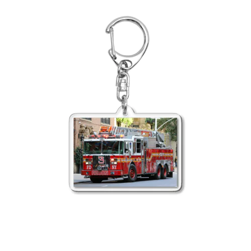 かっこいいはしご車 Acrylic Key Chain