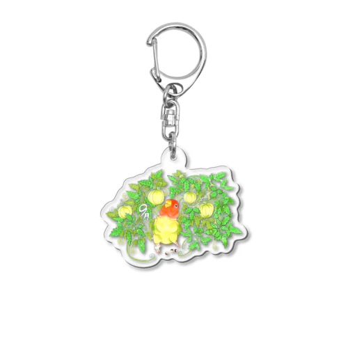 9月のオピーチョ【コザクラインコ】 Acrylic Key Chain