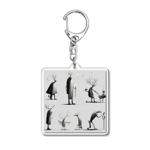 WONDERLAND Acrylic Key Chain