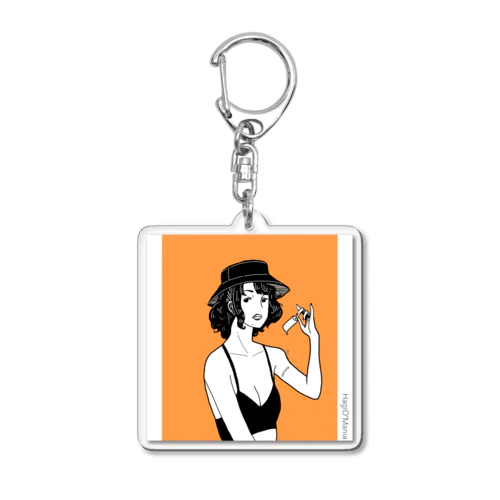 Hot to melt-Xi Acrylic Key Chain