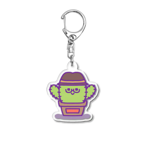 サボテンくん Acrylic Key Chain