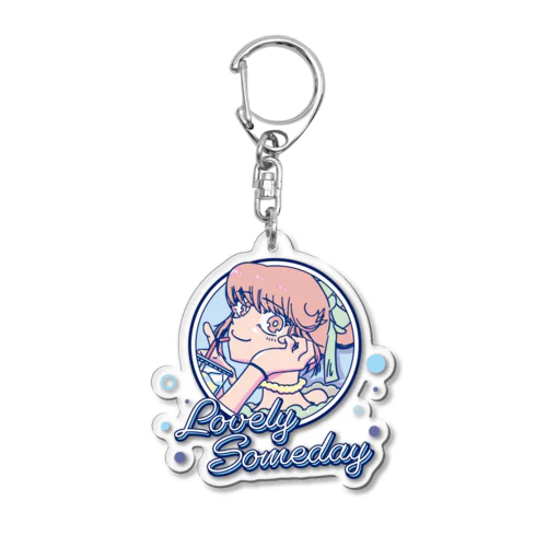 ラブサムのロゴ（カラー） Acrylic Key Chain