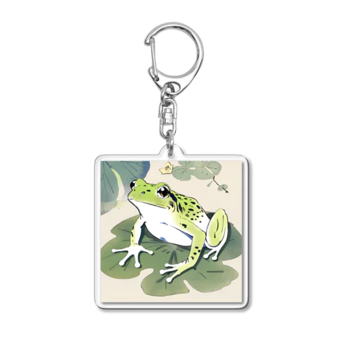 和カエル2 Acrylic Key Chain