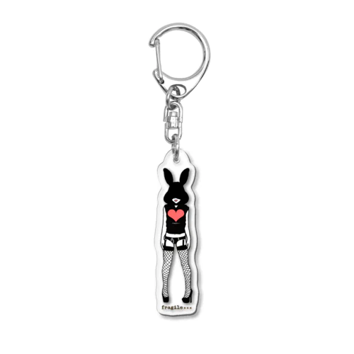 sexy rabbit Acrylic Key Chain