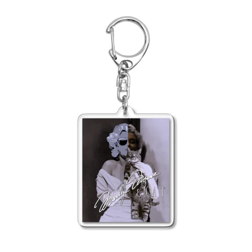 MarilynMonroe　&　CAT Acrylic Key Chain