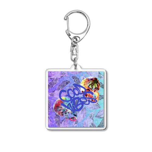 GoodViBoS×ガイコツ Acrylic Key Chain