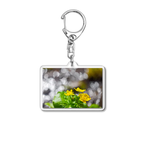 ヤチブキの輝き Acrylic Key Chain