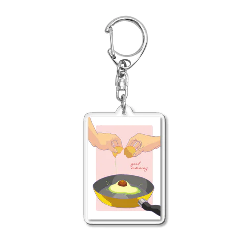 目玉アボ Acrylic Key Chain