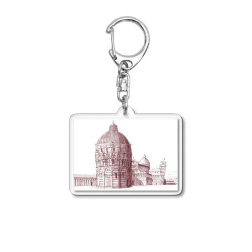 ピサのドゥオーモ広場 Acrylic Key Chain