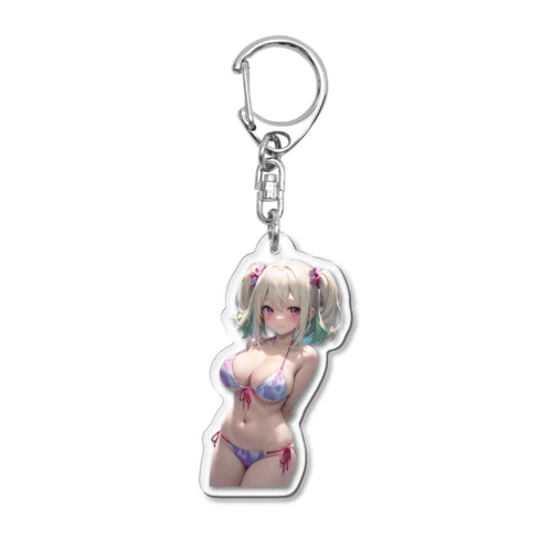 水着なつめちゃん Acrylic Key Chain