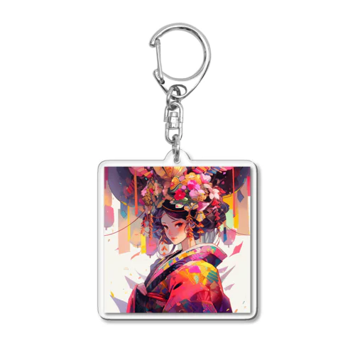 花魁 Acrylic Key Chain