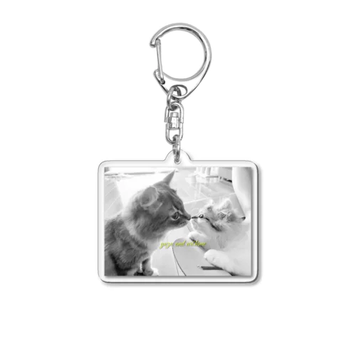 #ネコヒメペット 78ฅ^ơωơ^ฅ♡ Acrylic Key Chain