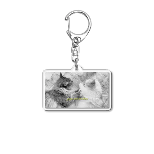 #ネコヒメペット 99ฅ^ơωơ^ฅ♡ Acrylic Key Chain